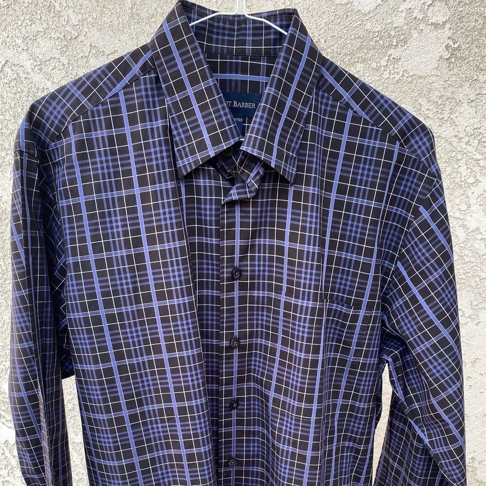 NW Scott Baker 💯 cotton dress shirt 👔 Sz M